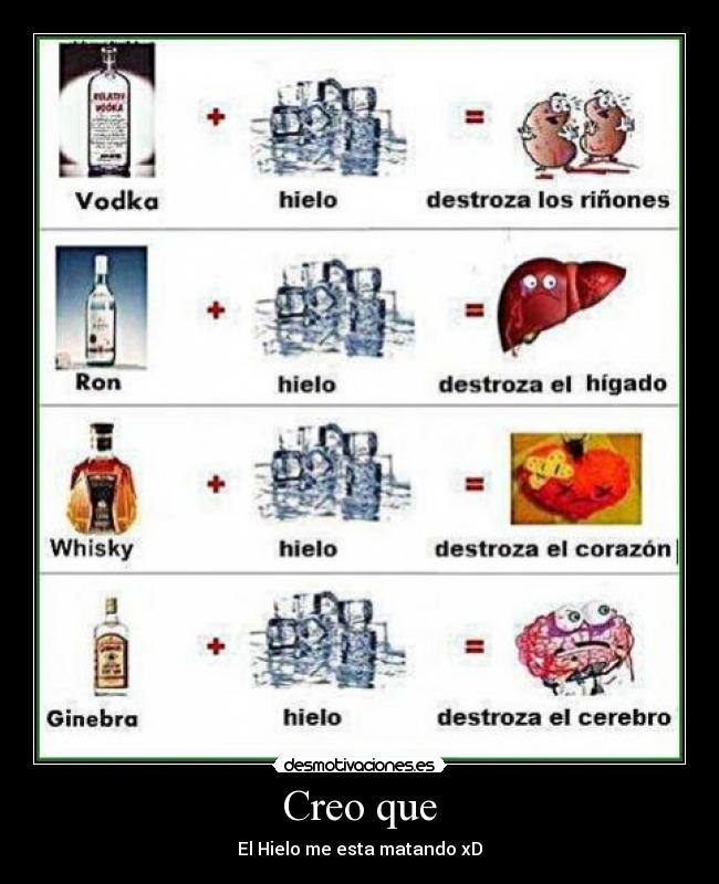 carteles hielo desmotivaciones