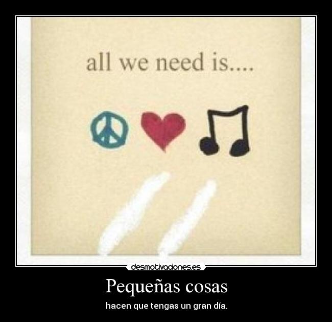 Pequeñas cosas - 