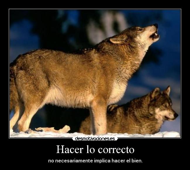 Hacer lo correcto -