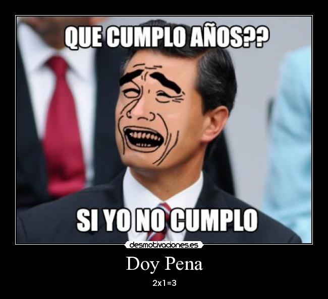 Doy Pena - 2x1=3