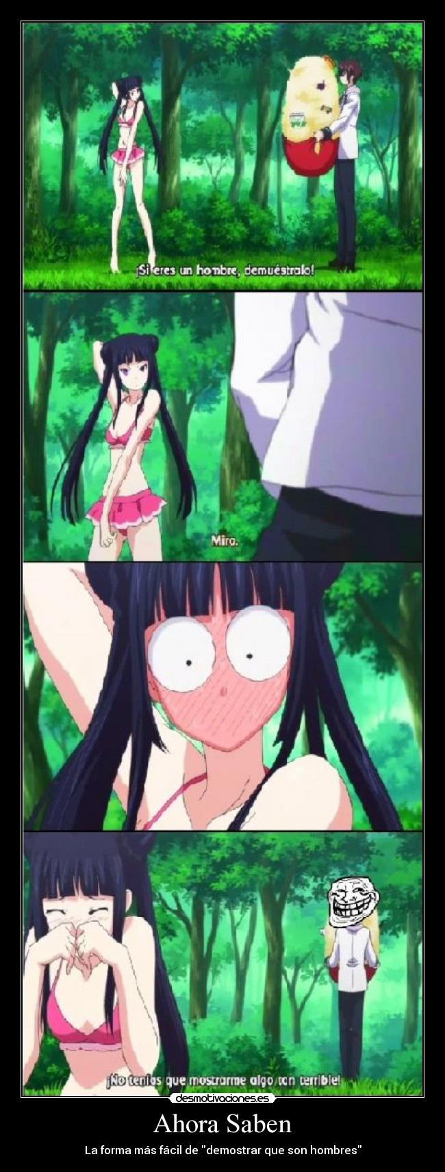 Ahora Saben - La forma más fácil de demostrar que son hombres