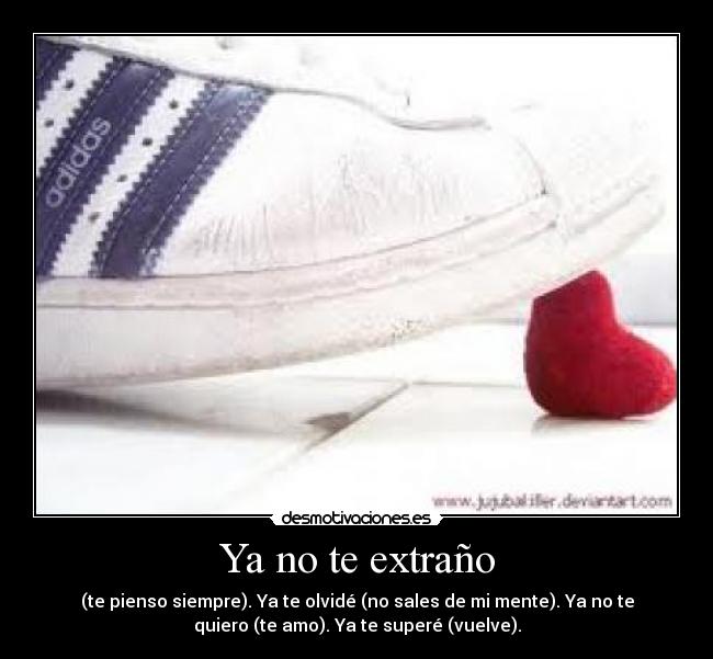 Ya no te extraño -
