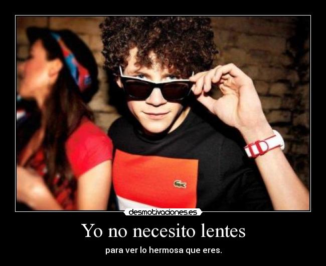 Yo no necesito lentes - 
