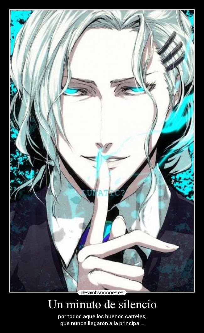 Un minuto de silencio -