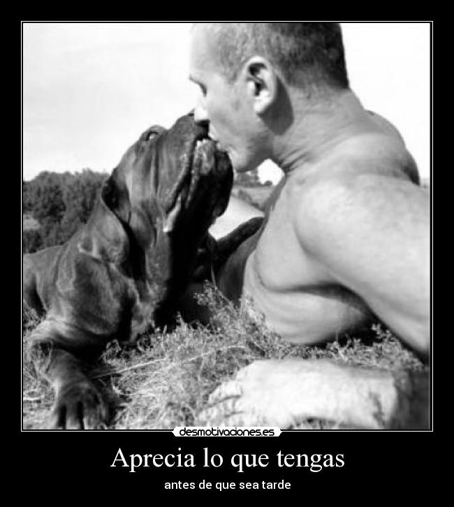 Aprecia lo que tengas - antes de que sea tarde