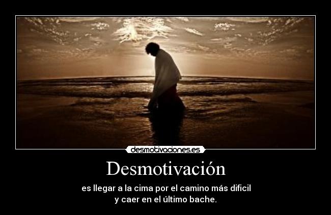 Desmotivación -