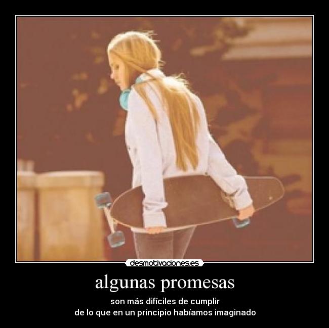 algunas promesas -