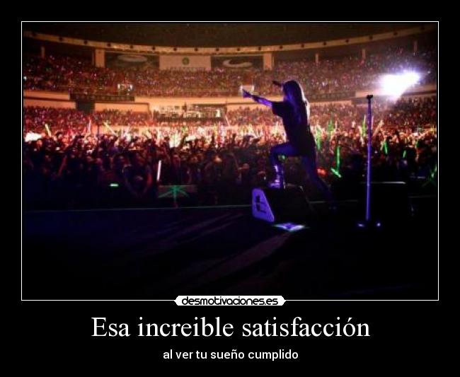 Esa increible satisfacción - 