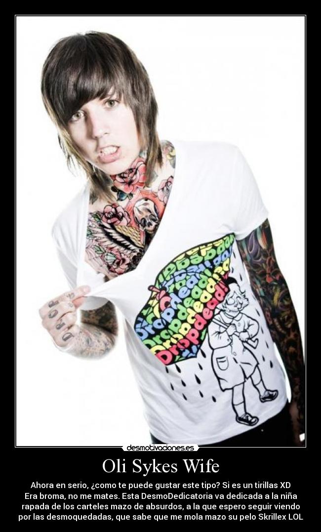 Oli Sykes Wife - 