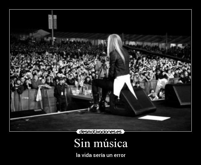 Sin música -