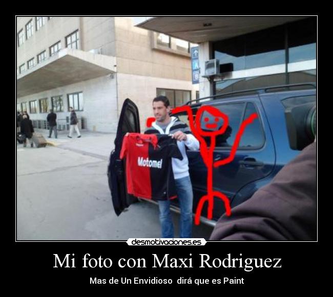 Mi foto con Maxi Rodriguez - 