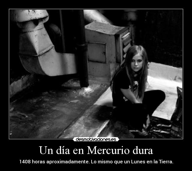 Un día en Mercurio dura -