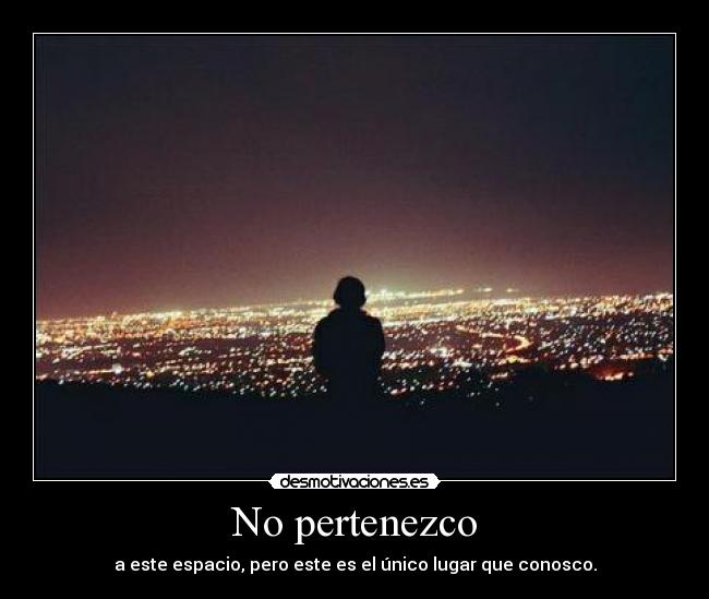 No pertenezco - 
