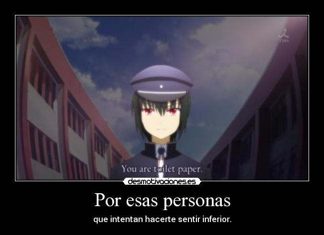 Por esas personas -