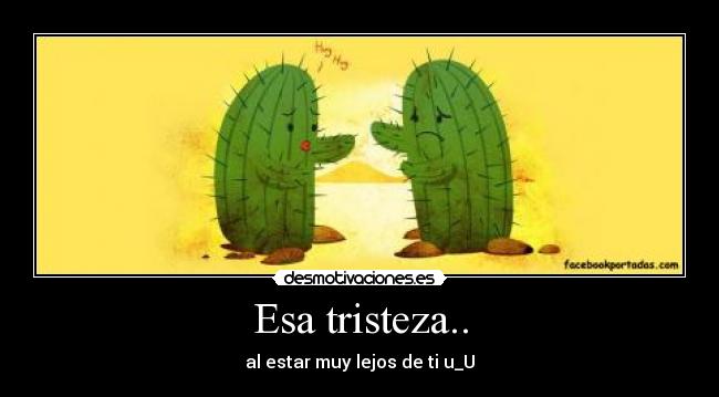 Esa tristeza.. -