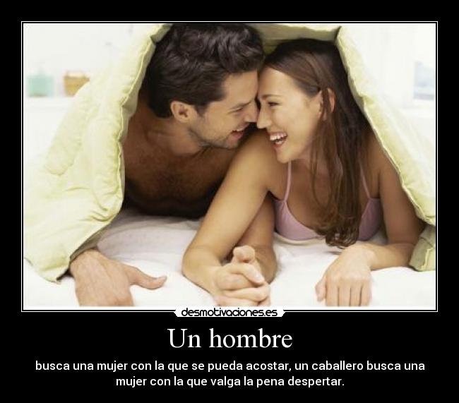 Un hombre -