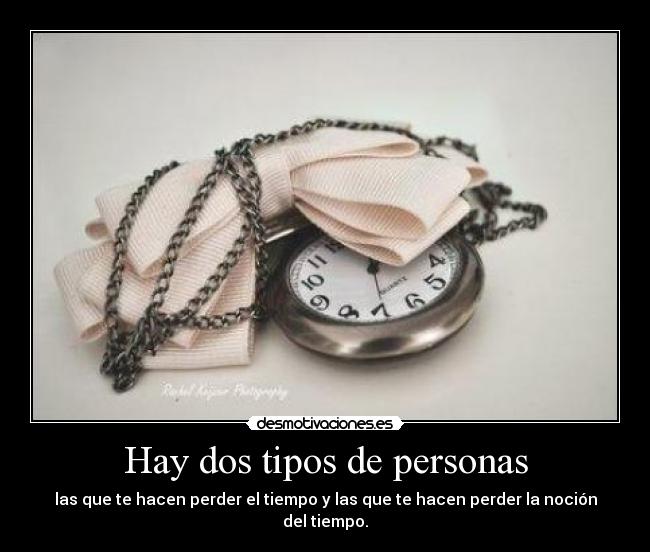 Hay dos tipos de personas -