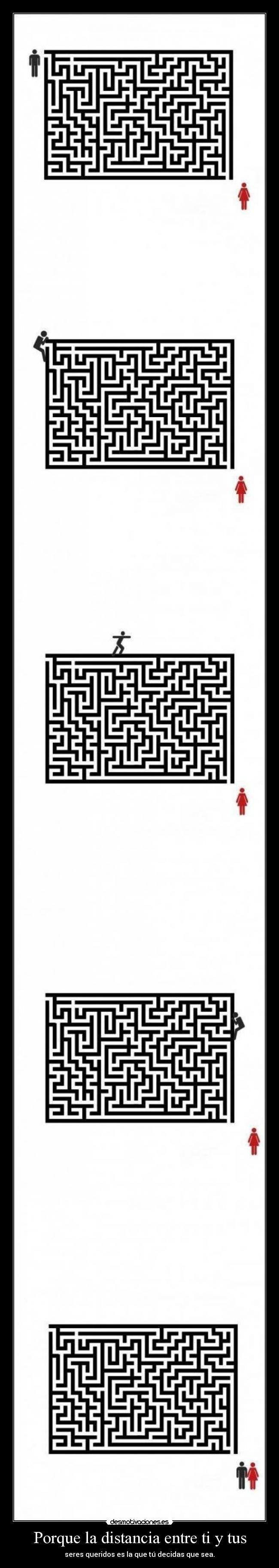 Porque la distancia entre ti y tus -