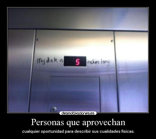 Personas que aprovechan -