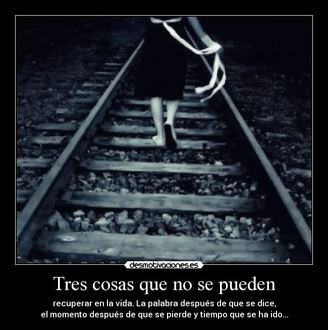 Tres cosas que no se pueden - 