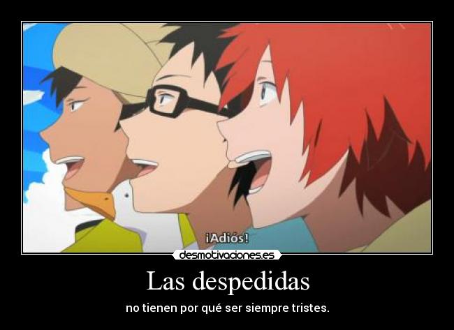 Las despedidas - 
