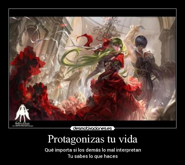 carteles vida miku kaito lalala blablabla desmotivaciones