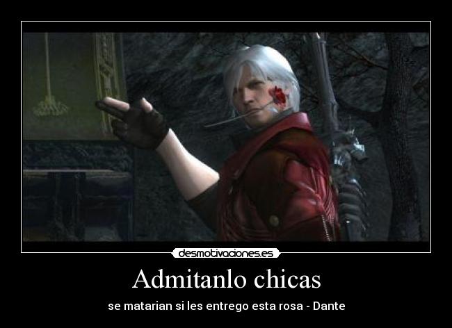 carteles devil may cry dante echos reales chicas fans desmotivaciones