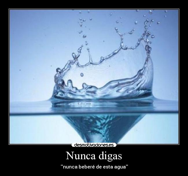 Nunca digas -