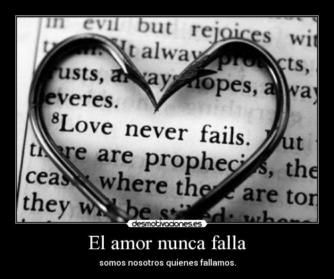 El amor nunca falla -