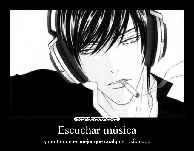 Escuchar música - y sentir que es mejor que cualquier psicólogo