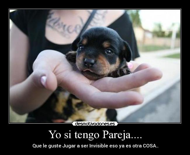 Yo si tengo Pareja.... - Que le guste Jugar a ser Invisible eso ya es otra COSA..