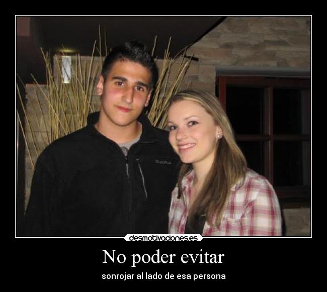No poder evitar -