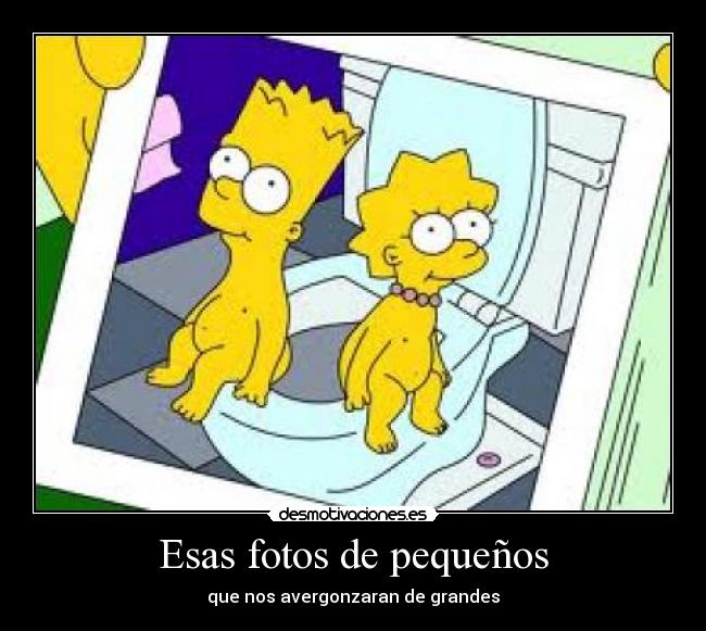 Esas fotos de pequeños - que nos avergonzaran de grandes