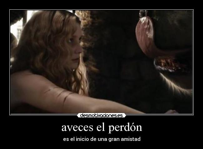 aveces el perdón -