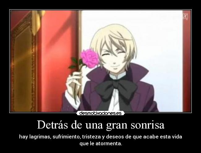 Detrás de una gran sonrisa -