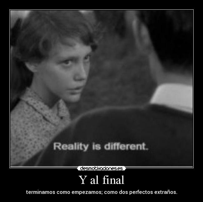 Y al final - 
