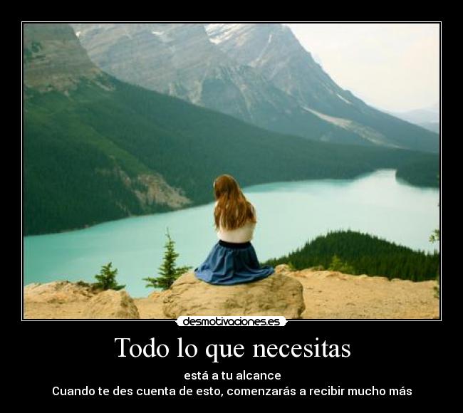 Todo lo que necesitas -