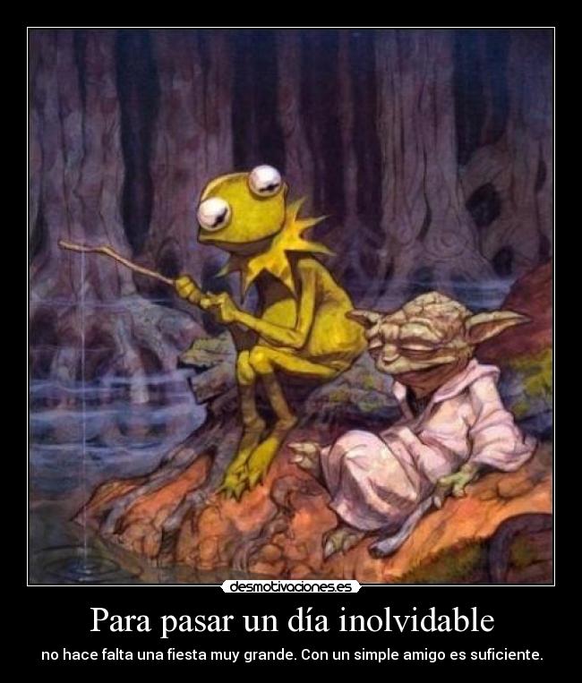 Para pasar un día inolvidable - no hace falta una fiesta muy grande. Con un simple amigo es suficiente.
