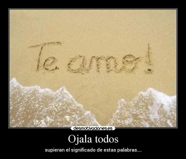 Ojala todos - 