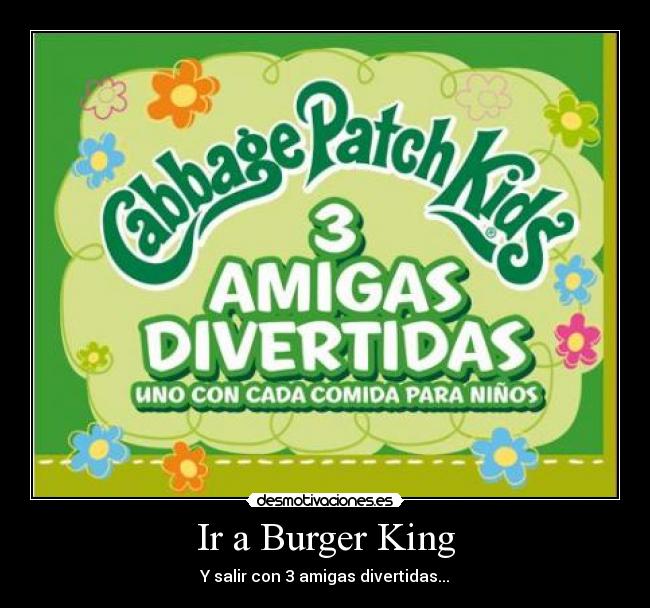 Ir a Burger King - Y salir con 3 amigas divertidas...