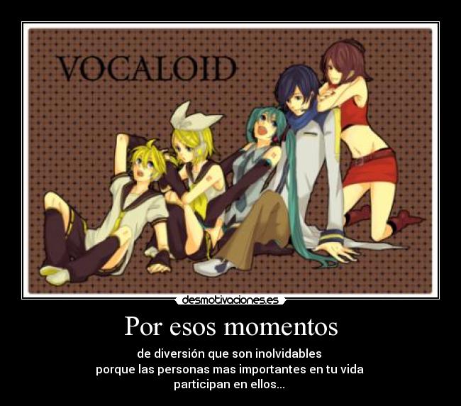 carteles amigos vocaloid desmotivaciones