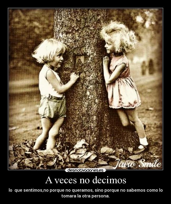 A veces no decimos -