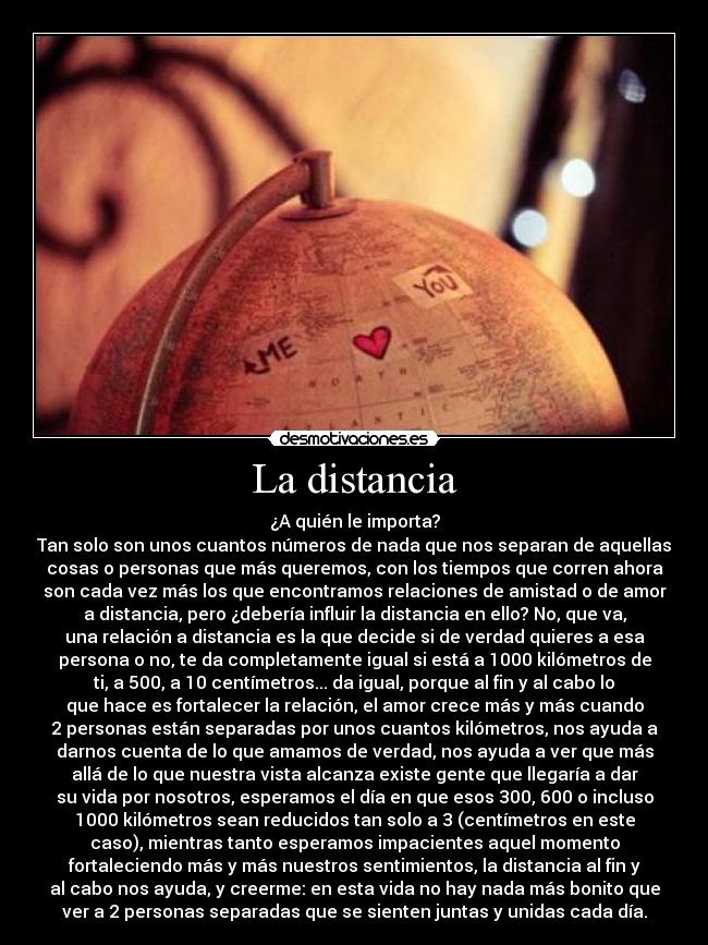 La distancia - 