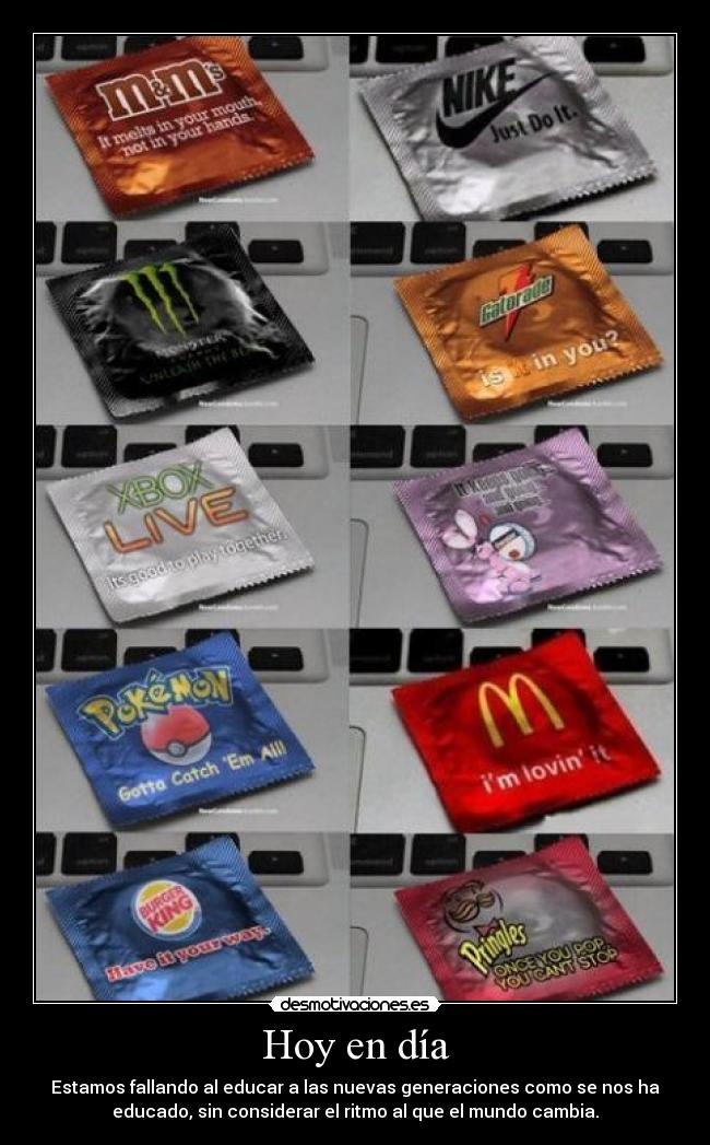 carteles condones pokemon gatorade monster pringles burger king donalds box duracell and nike desmotivaciones