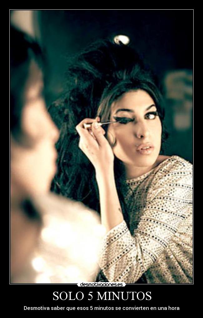 SOLO 5 MINUTOS - Desmotiva saber que esos 5 minutos se convierten en una hora