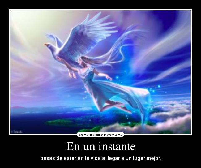 En un instante -