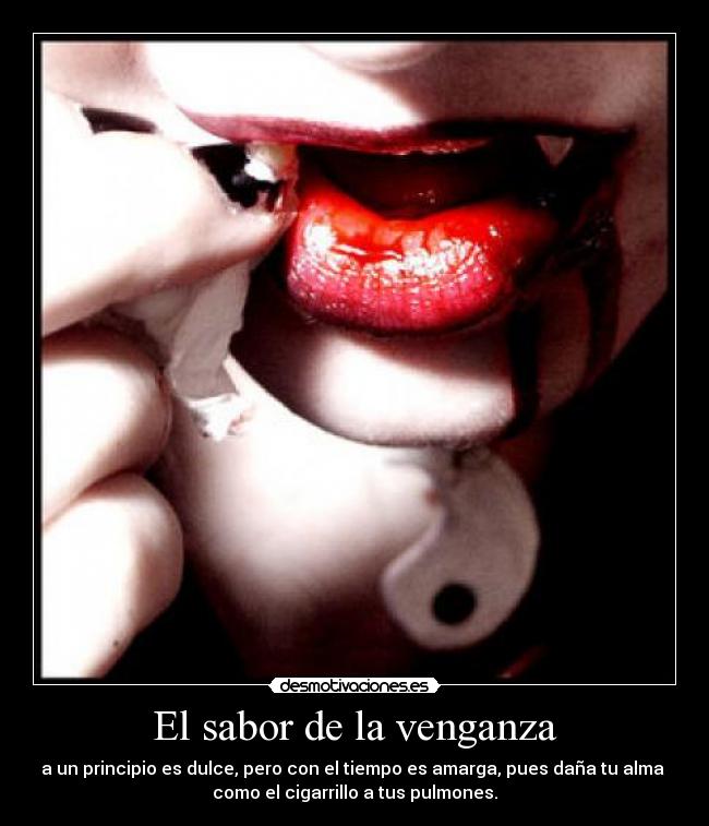 El sabor de la venganza -