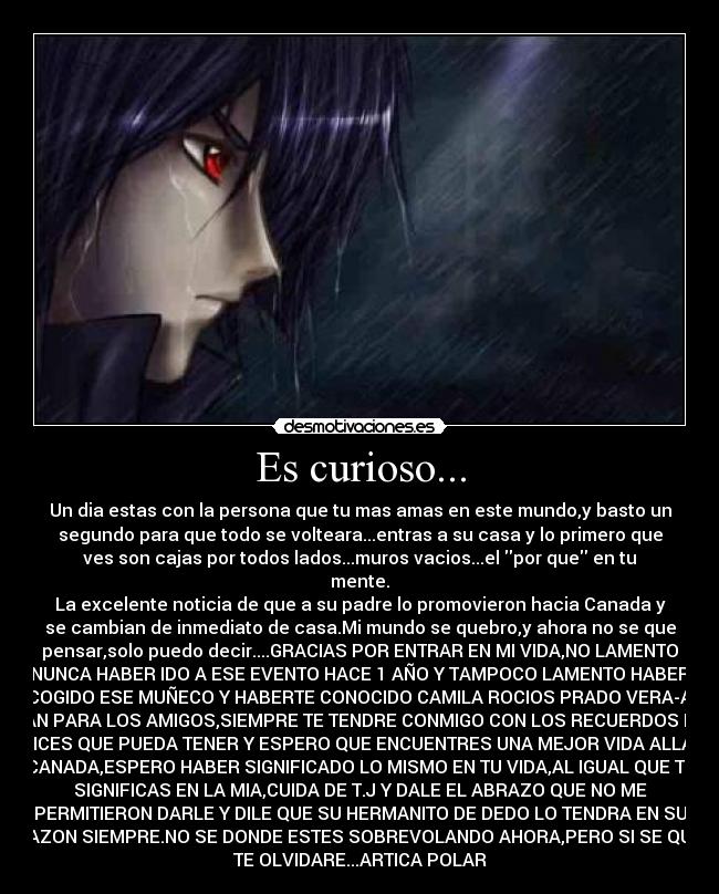 carteles anime extranare amor desmotivaciones