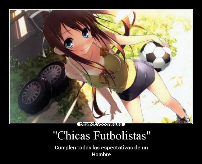 carteles chicas futbolistas desmotivaciones