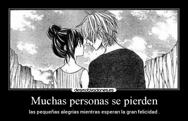 Muchas personas se pierden - 